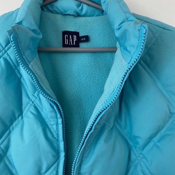 Gap slim down puffer fleece-lined vest - Picture 3 of 4